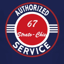 Authorized Service 1967 Pontiac Strato-Chief Dark T Shirt