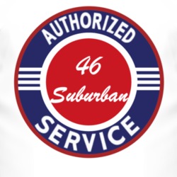 Authorized Service 1946 Chevy Suburban T Shirt