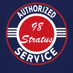 Authorized Service 1998 Chrysler Stratus Dark T Shirt