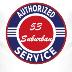 Authorized Service 1953 Chevy Suburban T Shirt
