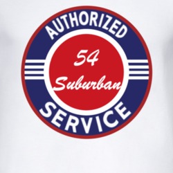 Authorized Service 1954 Chevy Suburban T Shirt