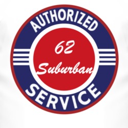 Authorized Service 1962 Chevy Suburban T Shirt