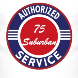 Authorized Service 1975 Chevy Suburban T Shirt