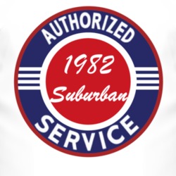 Authorized Service 1982 Chevy Suburban T Shirt