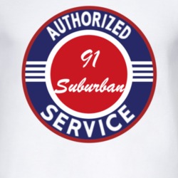 Authorized Service 1991 Chevy Suburban T Shirt