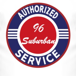 Authorized Service 1996 Chevy Suburban T Shirt