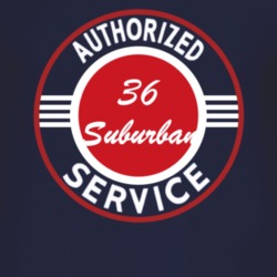 Authorized Service 1936 Chevy Suburban Dark T Shirt