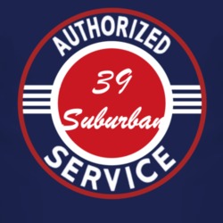 Authorized Service 1939 Chevy Suburban Dark T Shirt
