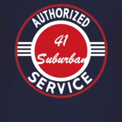 Authorized Service 1941 Chevy Suburban Dark T Shirt