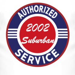 Authorized Service 2002 Chevy Suburban T Shirt
