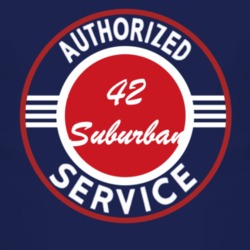 Authorized Service 1942 Chevy Suburban Dark T Shirt