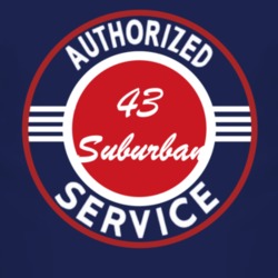 Authorized Service 1943 Chevy Suburban Dark T Shirt