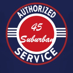 Authorized Service 1945 Chevy Suburban Dark T Shirt