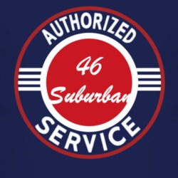 Authorized Service 1946 Chevy Suburban Dark T Shirt