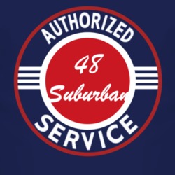 Authorized Service 1948 Chevy Suburban Dark T Shirt