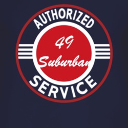 Authorized Service 1949 Chevy Suburban Dark T Shirt