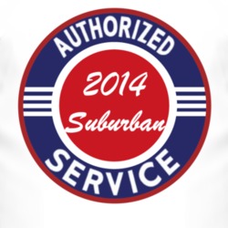 Authorized Service 2014 Chevy Suburban T Shirt