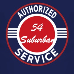 Authorized Service 1954 Chevy Suburban Dark T Shirt