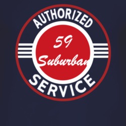 Authorized Service 1959 Chevy Suburban Dark T Shirt