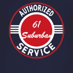 Authorized Service 1961 Chevy Suburban Dark T Shirt