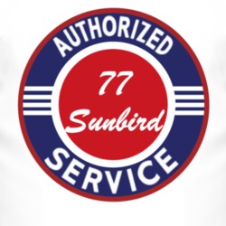 Authorized Service 1977 Pontiac Sunbird T Shirt