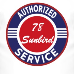 Authorized Service 1978 Pontiac Sunbird T Shirt