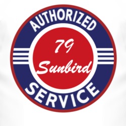 Authorized Service 1979 Pontiac Sunbird T Shirt