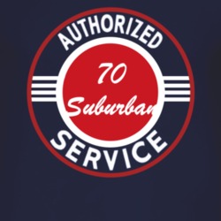 Authorized Service 1970 Chevy Suburban Dark T Shirt