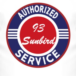 Authorized Service 1993 Pontiac Sunbird T Shirt