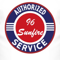 Authorized Service 1996 Pontiac Sunfire T Shirt