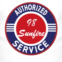 Authorized Service 1998 Pontiac Sunfire T Shirt
