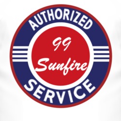 Authorized Service 1999 Pontiac Sunfire T Shirt