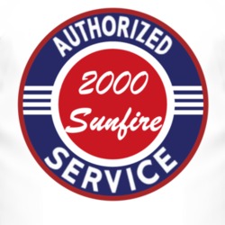 Authorized Service 2000 Pontiac Sunfire T Shirt