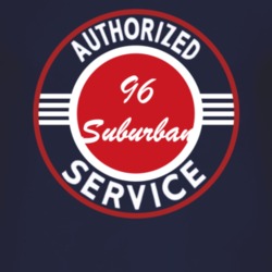 Authorized Service 1996 Chevy Suburban Dark T Shirt