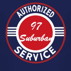 Authorized Service 1997 Chevy Suburban Dark T Shirt