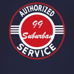 Authorized Service 1999 Chevy Suburban Dark T Shirt