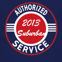 Authorized Service 2013 Chevy Suburban Dark T Shirt