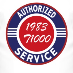 Authorized Service 1983 Pontiac T1000 T Shirt
