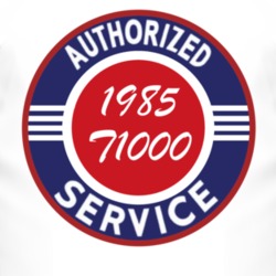 Authorized Service 1985 Pontiac T1000 T Shirt
