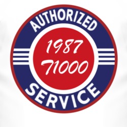 Authorized Service 1987 Pontiac T1000 T Shirt