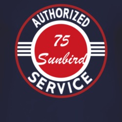 Authorized Service 1975 Pontiac Sunbird Dark T Shirt