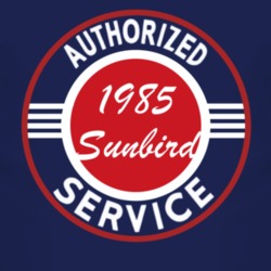 Authorized Service 1985 Pontiac Sunbird Dark T Shirt