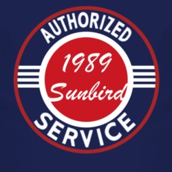Authorized Service 1989 Pontiac Sunbird Dark T Shirt