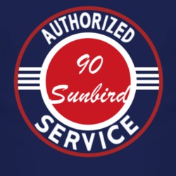 Authorized Service 1990 Pontiac Sunbird Dark T Shirt
