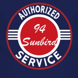Authorized Service 1994 Pontiac Sunbird Dark T Shirt