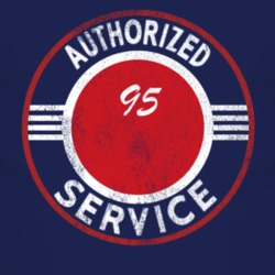 Authorized Service 1995 Country Distressed Look Dark T Shirt