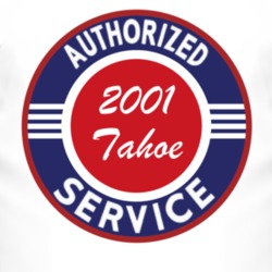 Authorized Service 2001 Chevy Tahoe T Shirt