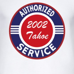 Authorized Service 2002 Chevy Tahoe T Shirt