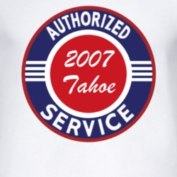 Authorized Service 2007 Chevy Tahoe T Shirt