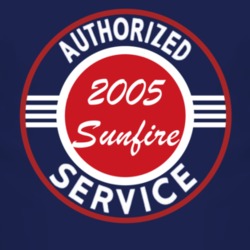 Authorized Service 2005 Pontiac Sunfire Dark T Shirt